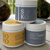 Tripack cremas corporales pequeñas (120gr) - Soko Natural Beauty