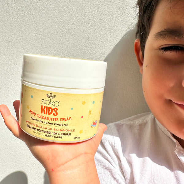 Crema Corporal KIDS de Manteca de Cacao - Soko Natural Beauty