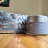 Crema Facial Reafirmante de noche COCO VAINILLA 50gr - Soko Natural Beauty